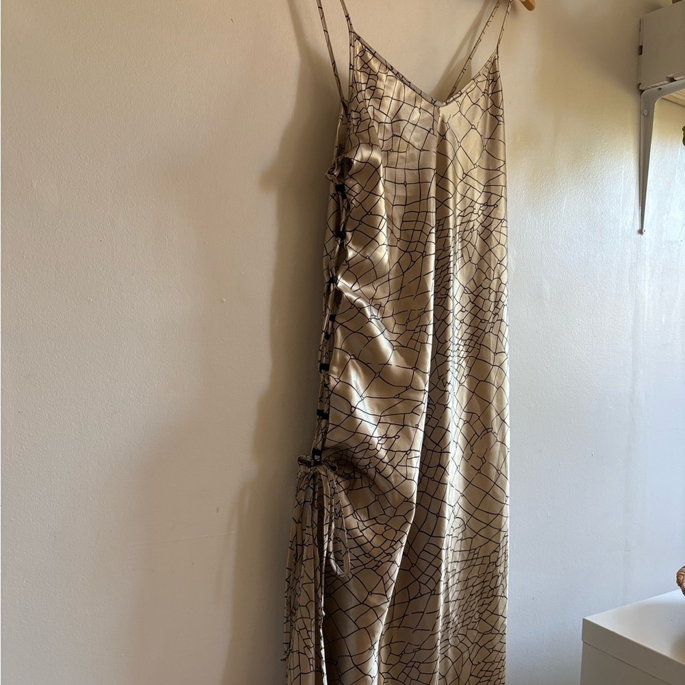 Vintage maxi slip dress (M) - Picture 4 of 8